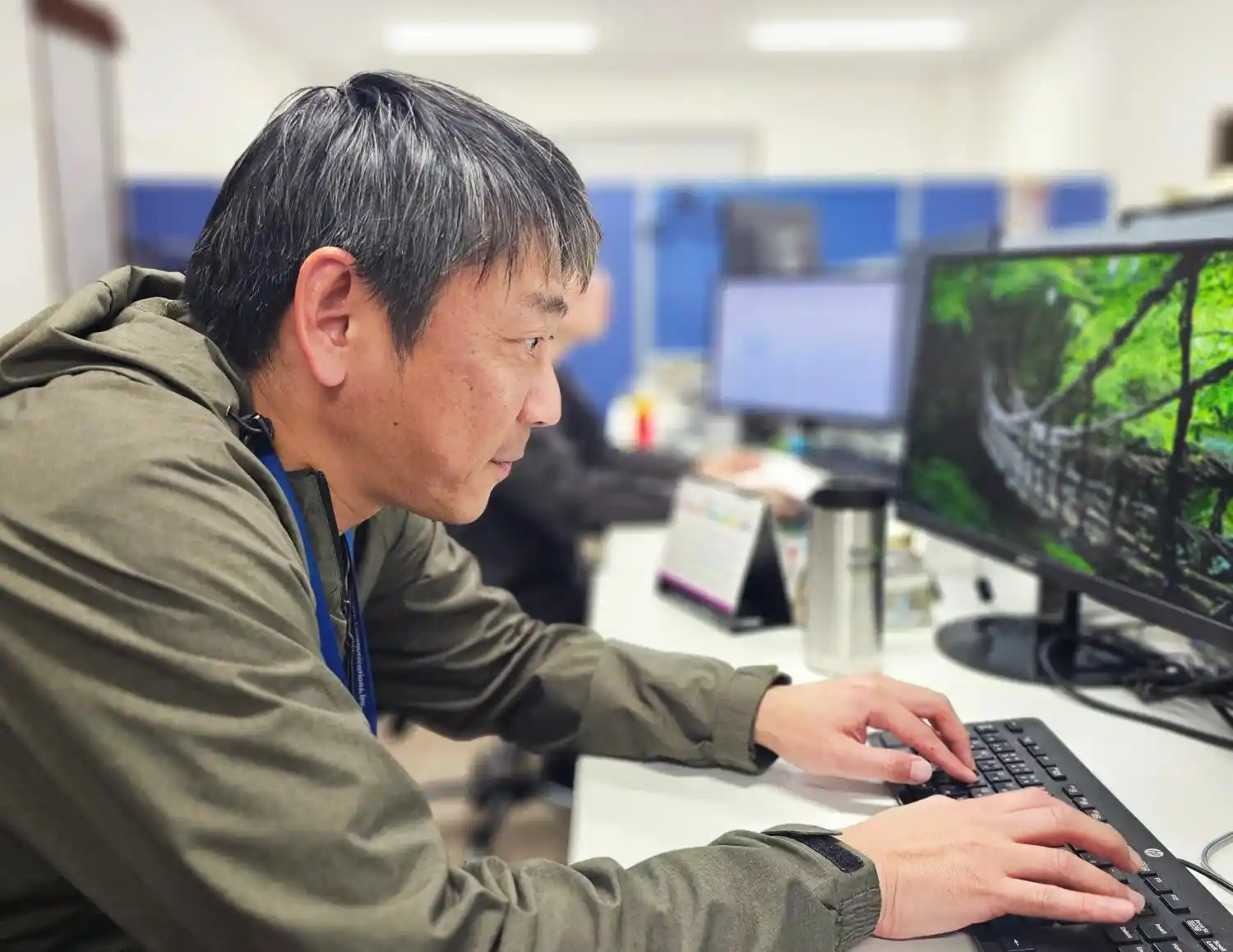 社員の写真